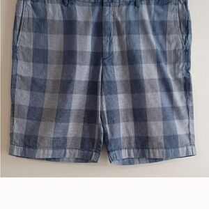 Nike Blue Plaid Men's Shorts